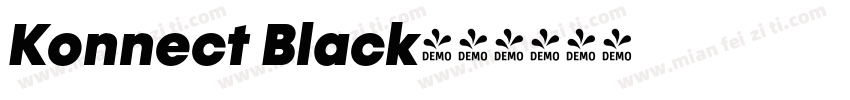 Konnect Black字体转换